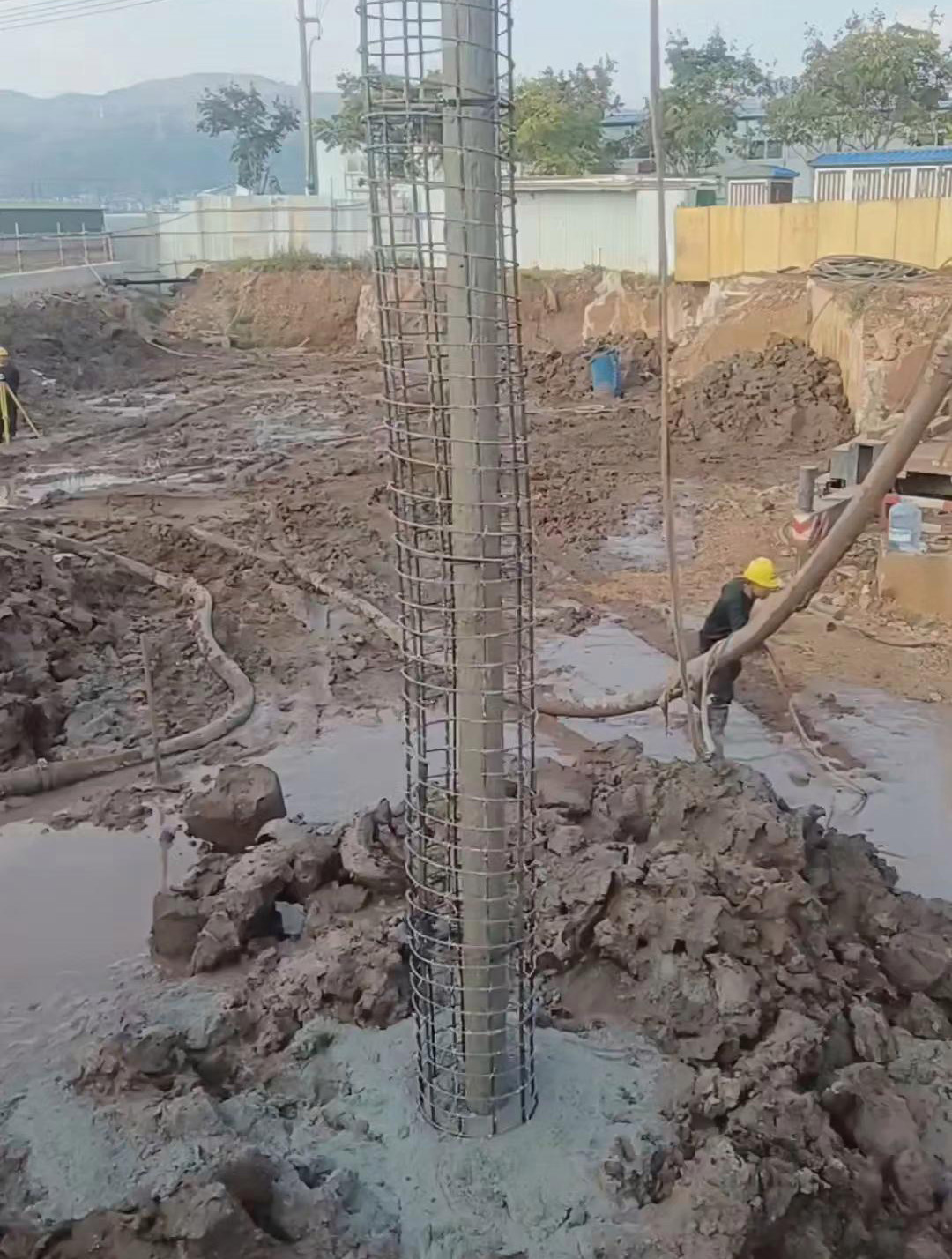 沧州南皮县长螺旋钻孔压灌桩